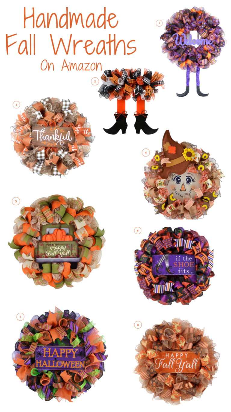 8 Handmade Fall Wreaths On Amazon
